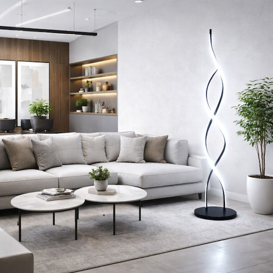 VenCore LED Stehlampe Höhe 125cm Silber VenCore LED Stehlampe Höhe 125cm Silber
