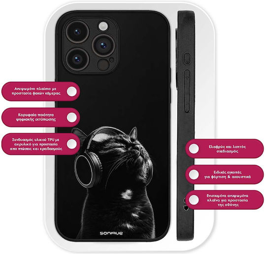 Θήκη Sonique Men's Edition Google Pixel 9 5g Audio Kitten Black
