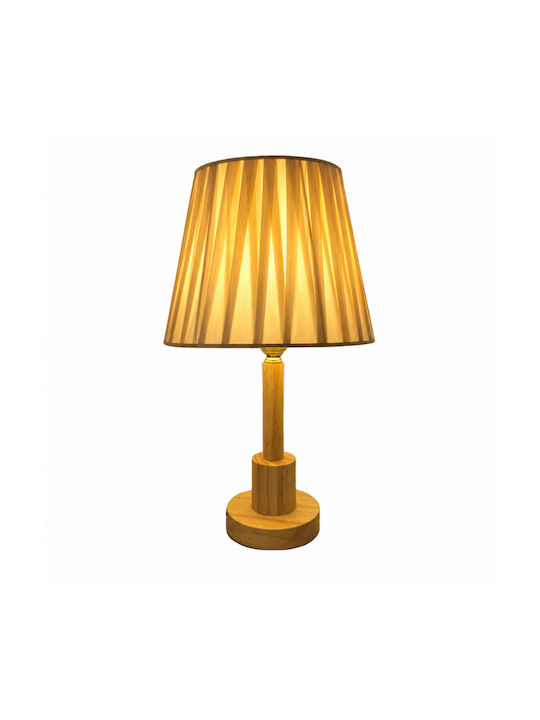 Table Lamp for E27 Fitting with Honey Shade and Base