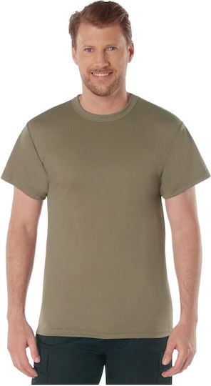 Rothco Kurzes T-Shirt Mit Schnellem Trocknen Und Feuchtigkeitsmanagement Coyote Braun