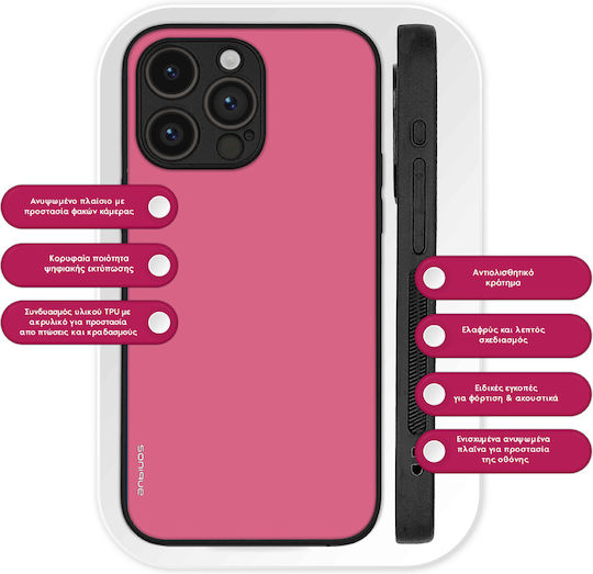 Sonique Colorbloc Series Honor 600 5g Pink Mobile Phone Case
