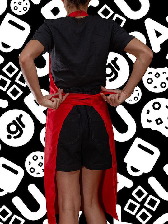 Koupakoupa Snoopy Love Kitchen Apron Red 22x40cm