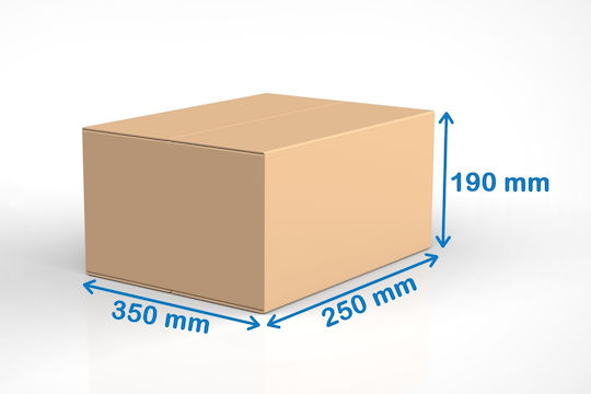 Кутия за опаковане П35 x Ширина 25 x Височина 19см 60 бр
