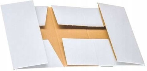 Verpackungskarton Weiß P25 x B20 x H8cm 100Stück