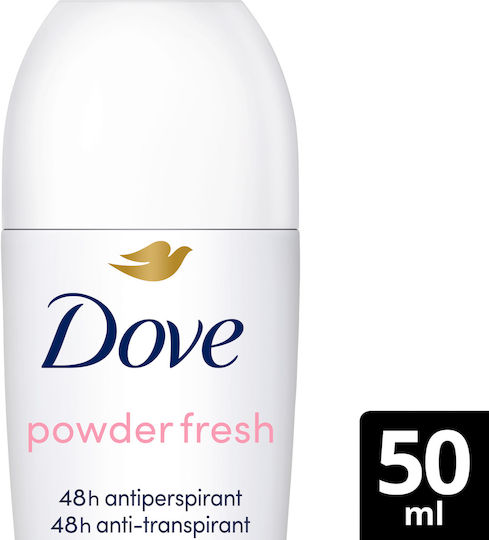 Dove Powder Αποσμητικό 48h σε Roll-On 50ml