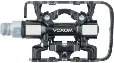 Voxom Πετάλια Ποδηλάτου Κουμπωτά Μαύρα