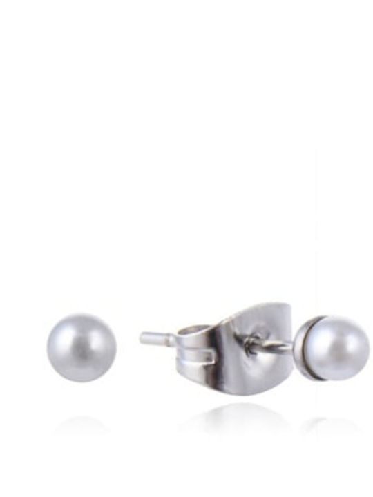 Asimi Body Piercing Ohrringe aus Stahl mit Perlen