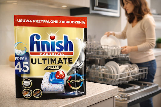 Finish Finish Ultimate Plus 45 Kapseln Geschirrspülmittel 650g