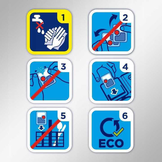 Reckitt 120 Capsule pentru mașina de spălat vase Ecologice