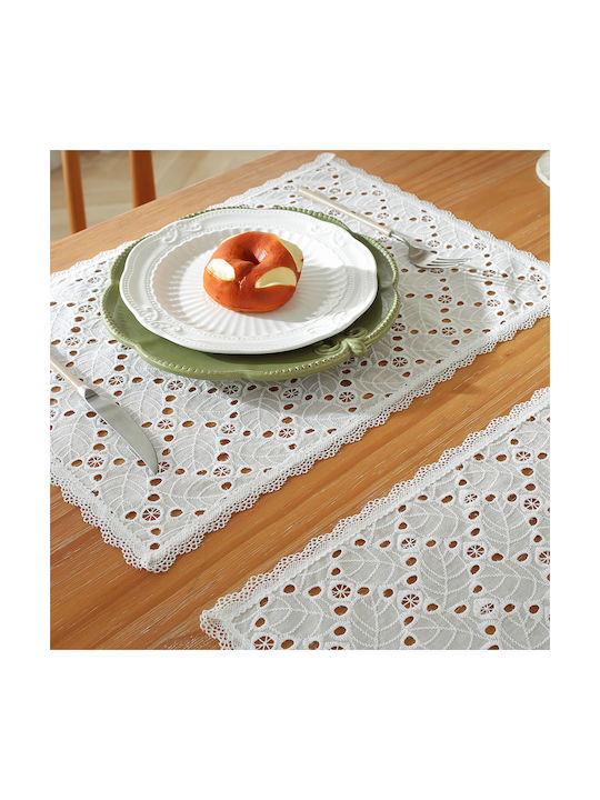 FRIPIA Текстилни Салфетки Бели 45x30см