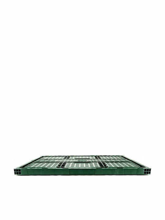 Coș De Depozitare Din Plastic Verde 46lt