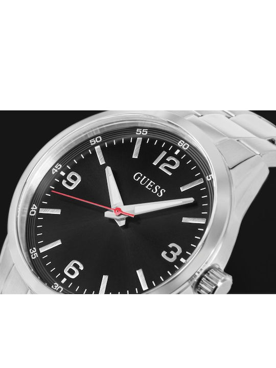 Guess Easton Men's Battery Watch with Black Metal Bracelet