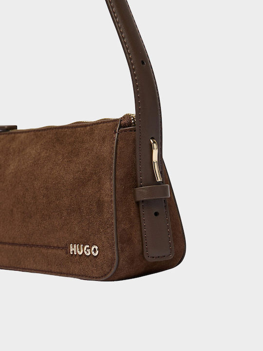 Hobo Damen Schultertasche Braun
