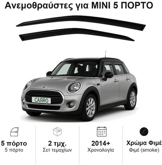 Heko Mini Cooper Kia Auto Windschutzscheiben Vorderseite Dark Fime 2 Stück