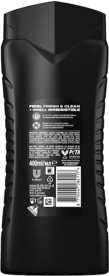 Axe Black Bubble Bath Gel For Men With Glycerin & Woody Scent 400ml