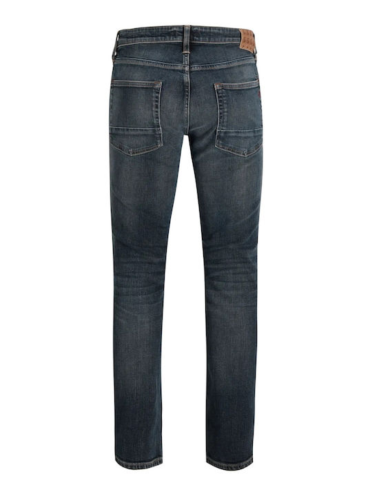 Pantaloni De Blugi Pentru Bărbați Elastici Cu Fit Regular Albastru