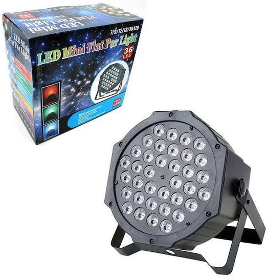 Bewegtes Licht Beam LED PAR DMX RGB Rot Blau Grün