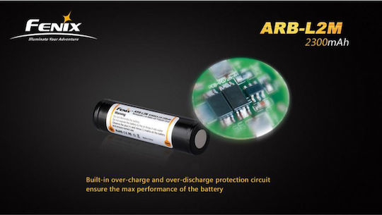 Fenix Rechargeable Battery 18650 Li-ion 2300mAh 3.6V