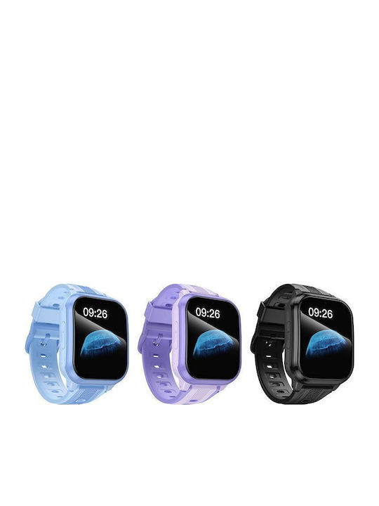 Hoco Smartwatch pentru copii 4G cu GPS Albastru