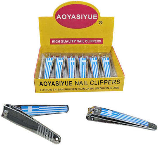 Aoyasiyue Kleiner Nagelknipser Griechische Flagge 12 Stück 7.5cm Nagelknipser