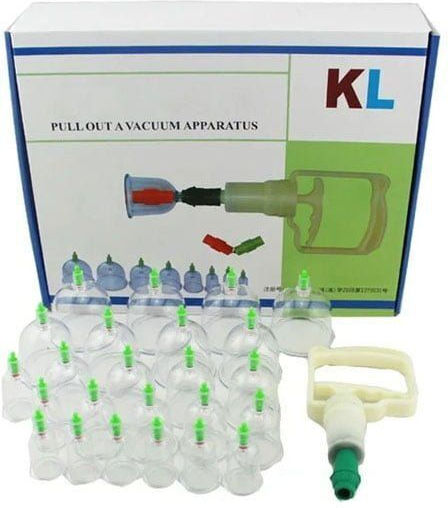 Kl Therapeutic Suction Cup Device 24pcs Pull Out A Vacuum Apparatus 24pcs