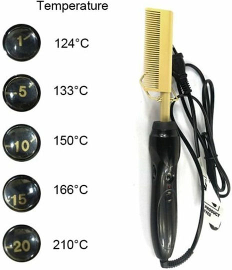 Ceramic Electric Hair Brush for Hair Straightening and Beard