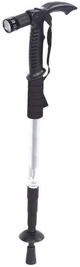 Foldable Walking Stick Hiking Stick 52cm To 1.10cm Support Stick Red