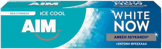 AIM White Now Ice Cool Mint Οδοντόκρεμα για Λεύκανση 75ml