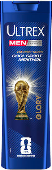 Ultrex Cool Sport Menthol Shampoos against Dandruff for All Hair Types 360ml