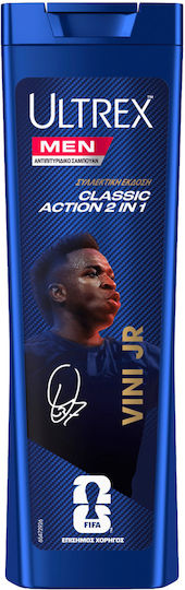 Ultrex Men Classic Action 2 in 1 Σαμπουάν κατά της Πιτυρίδας για Όλους τους Τύπους Μαλλιών 360ml