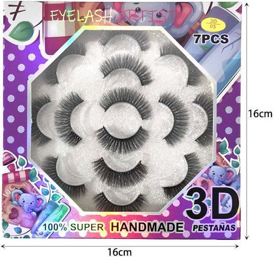3D-Effekt Wimpern 7 Paare 14 Stück Eyelash Artist Handgefertigt
