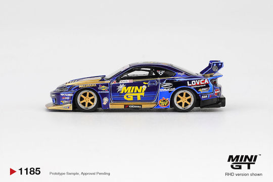 Model Mașină Nissan Silvia S15 Lb-super Silhouette #555 Scara 1:64 Mini GT MGT01185-R