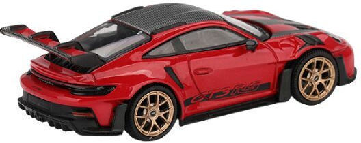 Model Mașină Machetă Porsche 911 992 GT3 Guards Roșu Pachet Weissach 2022 1:64 Mini GT MGT01060