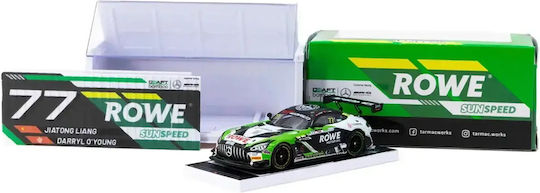 Model Mașină Mercedes-Benz AMG GT3 Verde #77 World Challenge Asia 2025 Scara 1:64 Tarmac Works