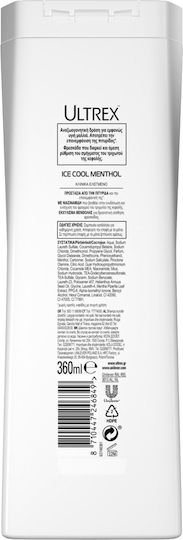 Ultrex Ice Cool Menthol Shampoos against Dandruff for Normal Hair 360ml