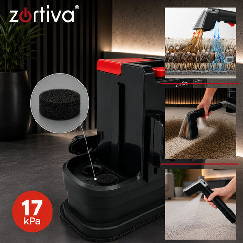 VacTrim Wet-Dry Vacuum 800W with Plastic Container 1.8lt Grey