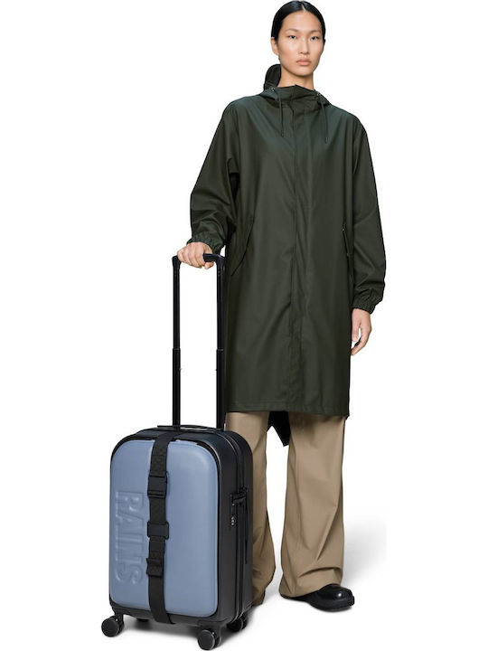 Rains Reisekoffer Hart Blau Dusk Kabine Höhe 55cm