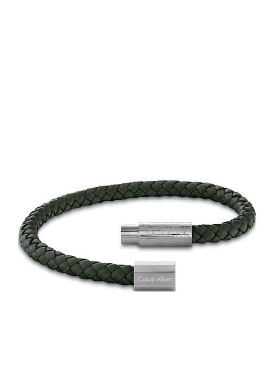 Calvin Klein Herren Lederarmband 19,5cm