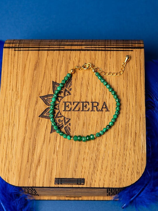 Ezera Дамска Гривна Верига от Златно Сребърен 16.5см
