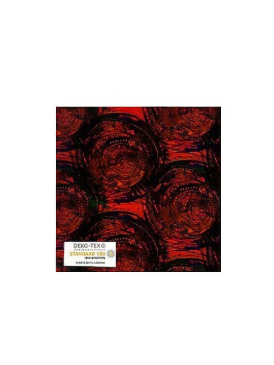 Oxygen Decorative Pillow Case Peter Parling Red and Black Red and Black 45x45cm