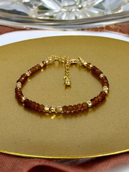 Ezera Women's Silver Gold Plated Chain Bracelet 16.5cm