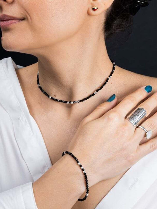 Ezera Γυναικείο Βραχιόλι Αλυσίδα από Ασήμι 16.5cm