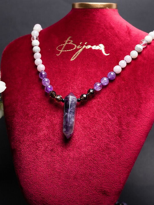 Ezera Colier Dublu Ochi Protector Violet
