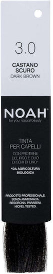 Noah for Beauty Постоянен Шампоан Оцветител Без Амоняк 3.0 Тъмно Кафяв 140мл