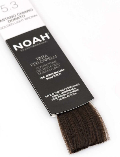 Noah for Beauty Șampon Colorant Permanent Fără Amoniac 5.3 Maro Auriu Deschis 140ml