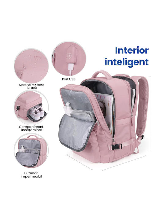 Expandable Carry-on Wasserdicht 36lt Rosa