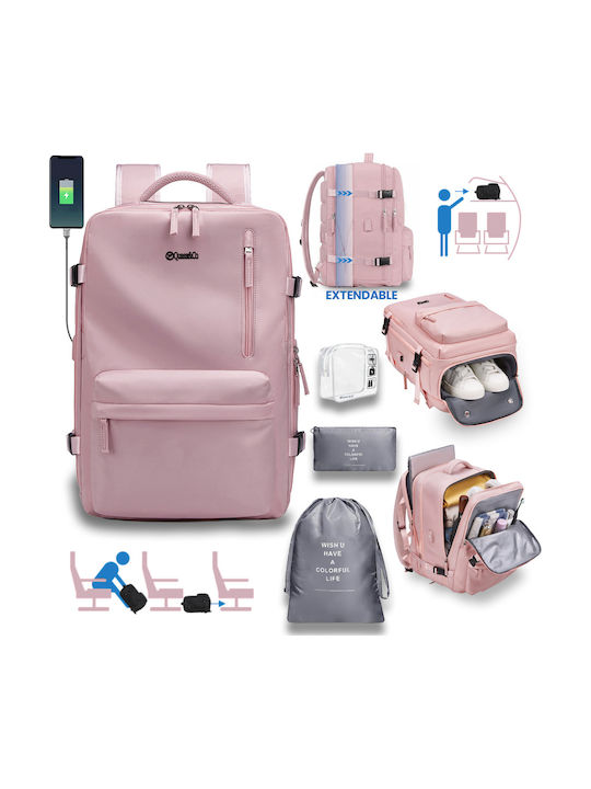 Expandable Carry-on Wasserdicht 36lt Rosa