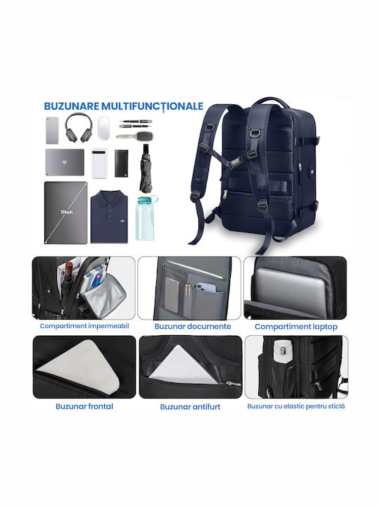 Expandables Handgepäck Wasserdicht 36lt Marineblau