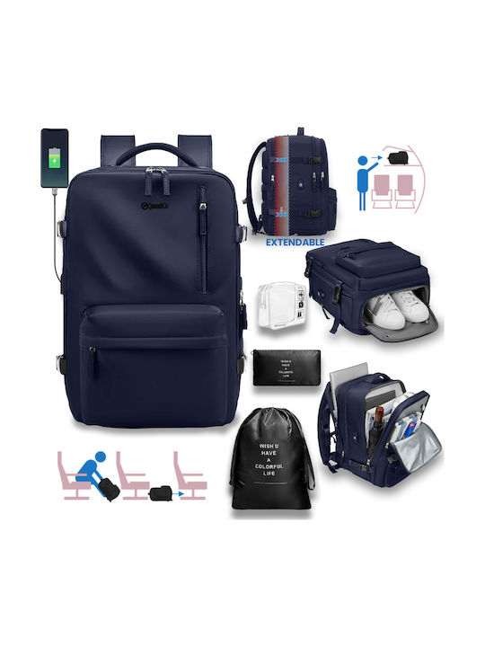 Expandables Handgepäck Wasserdicht 36lt Marineblau