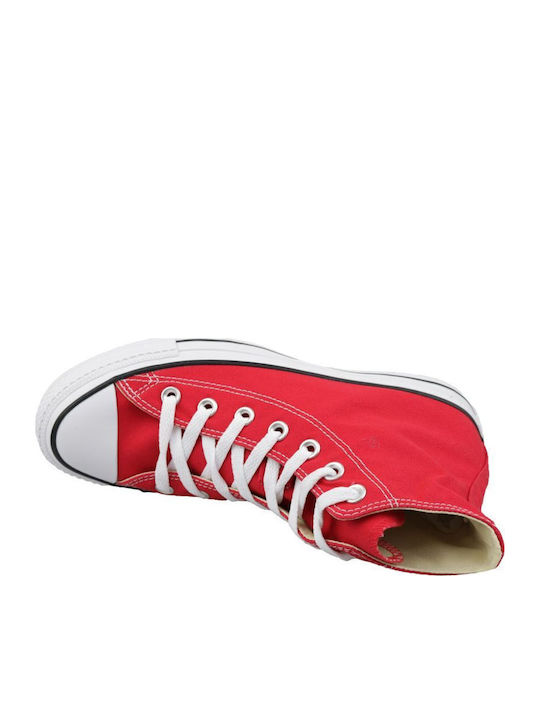 Chuck Taylor All Star Hi Плоски Маратонки Червено